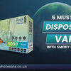 5 Must Try Disposable Vapes with Smoky Flavours - Simba Vapes Wholesale