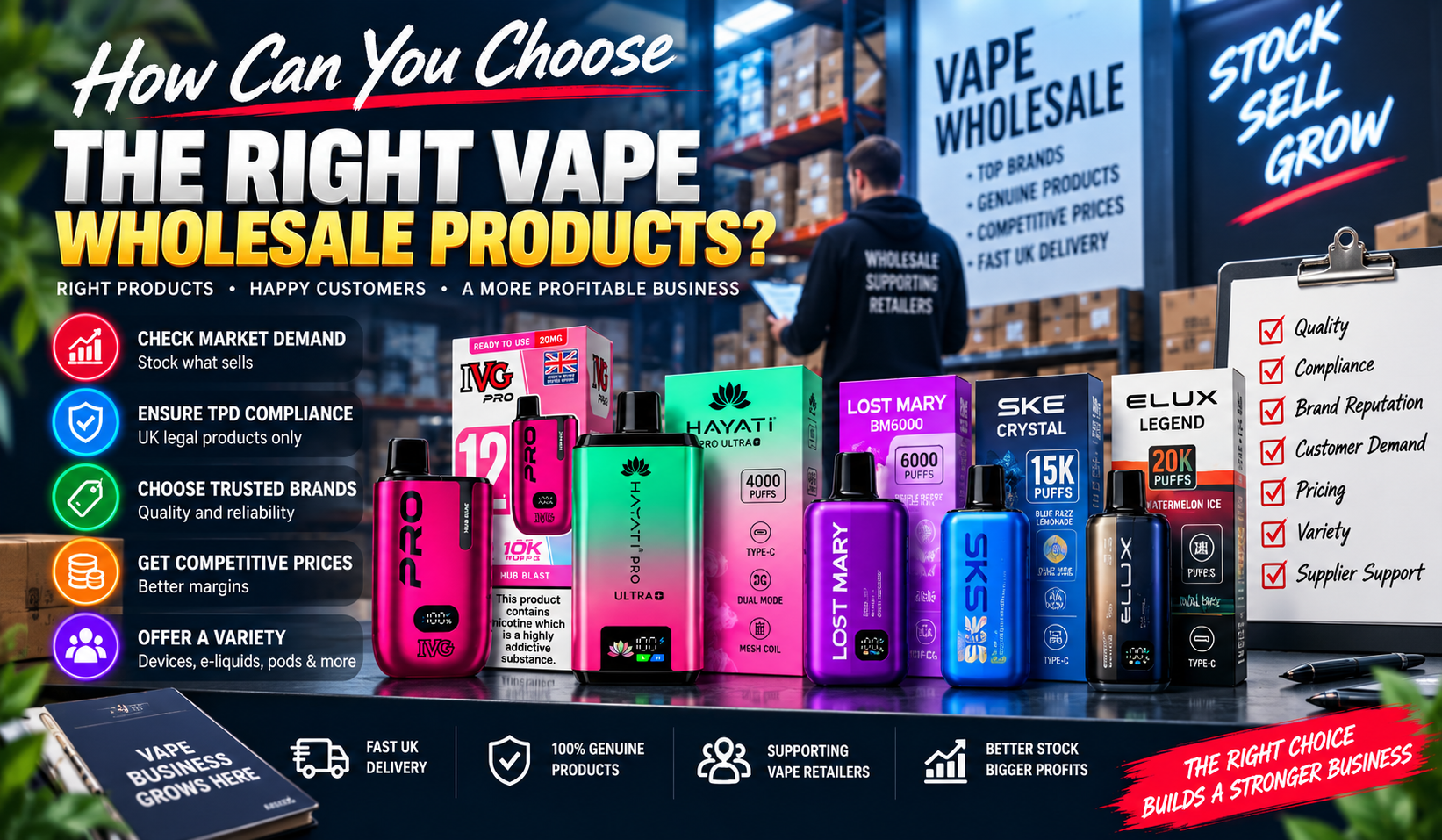 How Can You Choose the Right Vape Wholesale Products?