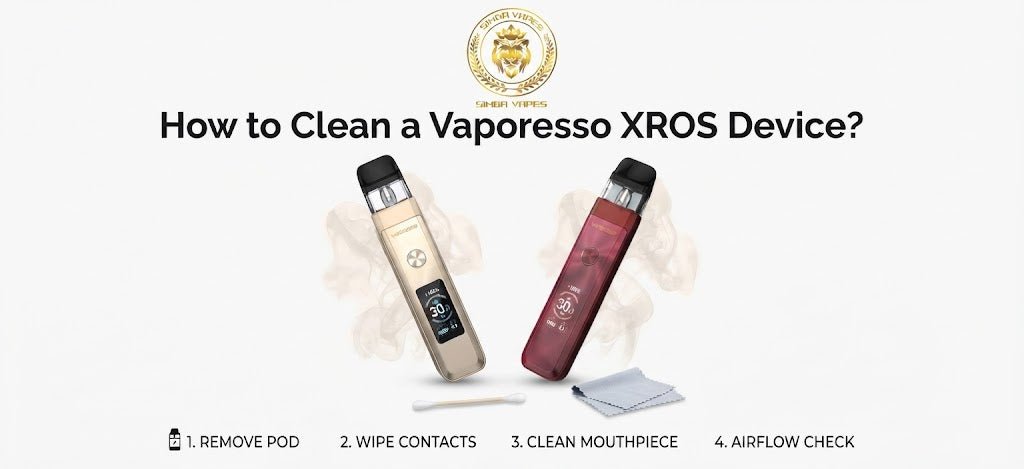 How to Clean a Vaporesso XROS Device?