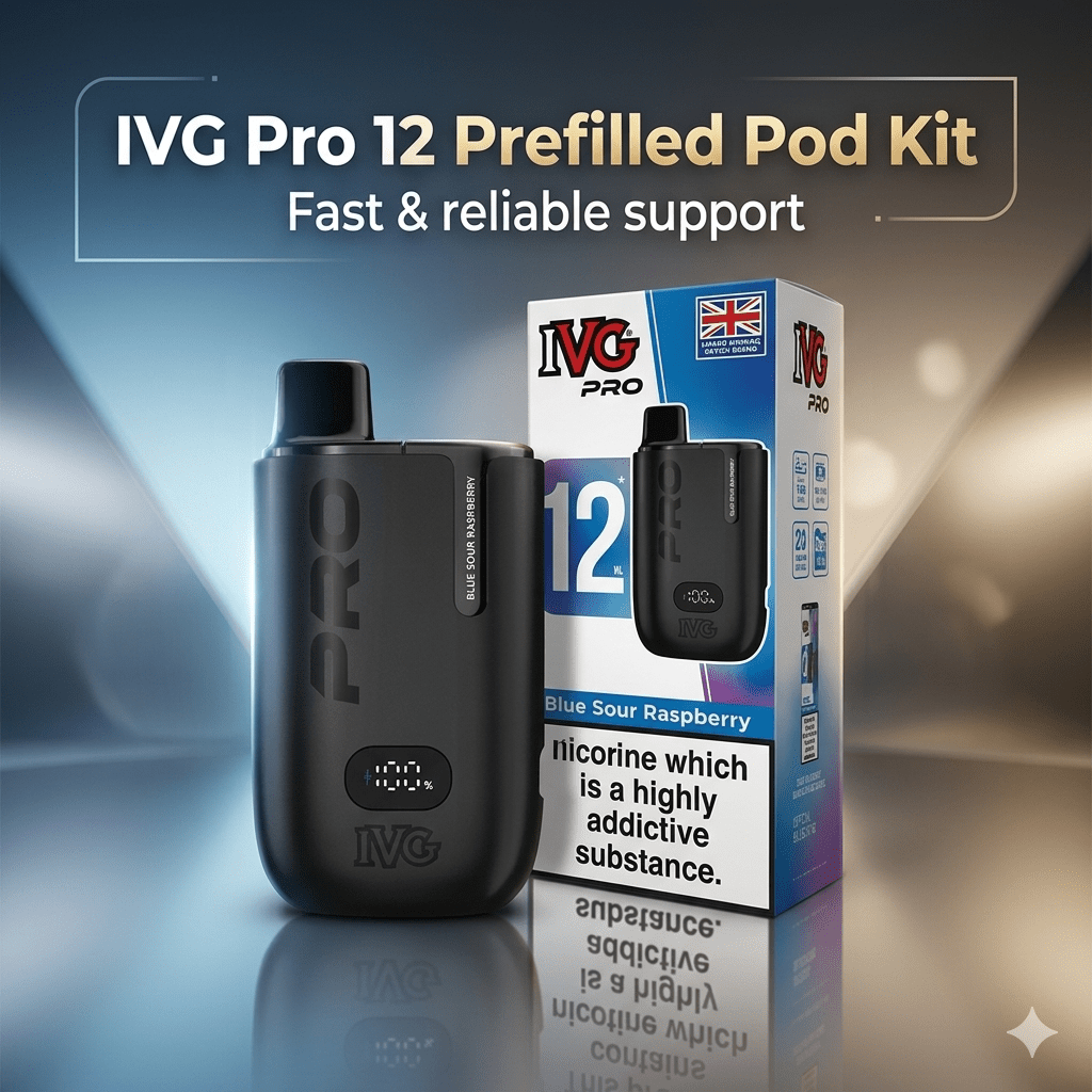 IVG Pro 12 Prefilled Pod Kit Review: Features, Flavours & Performance