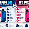 IVG Pro 5K vs IVG Pro 12: Wholesale Comparison Guide - Simba Vapes Wholesale