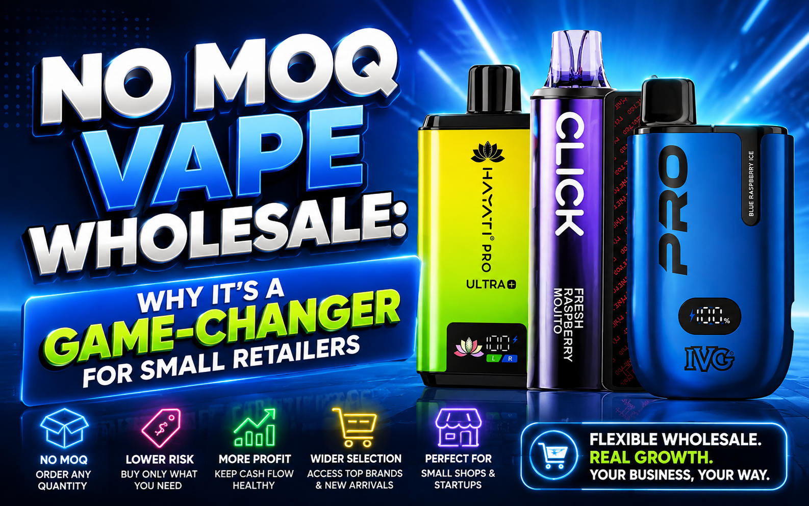 No MOQ Vape Wholesale: Why It's a Game-Changer for Small Retailers