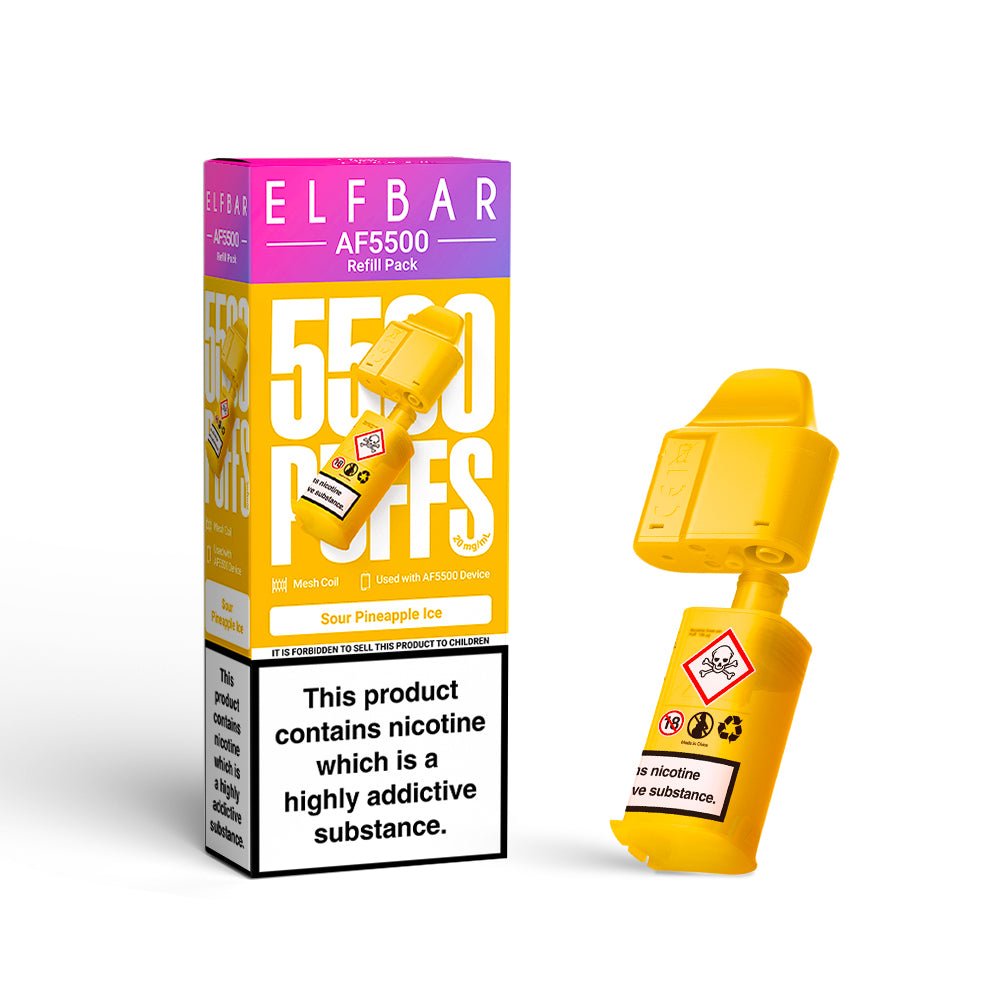 Elf bar AF5000 Refill Replacement Pods Box of 5 - Wholesale Price ! Elf bar AF5000 Refill Replacement Pods Box of 5 - Wholesale Price !