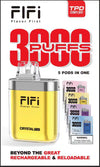 FiFi Crystal Pod 3000 Puffs Disposable Vape Pod 5 in 1 - Box of 5 - #Simbavapeswholesale#