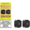 Gold Bar Apollo 20K Replacement Prefilled Pods - #Simbavapeswholesale#
