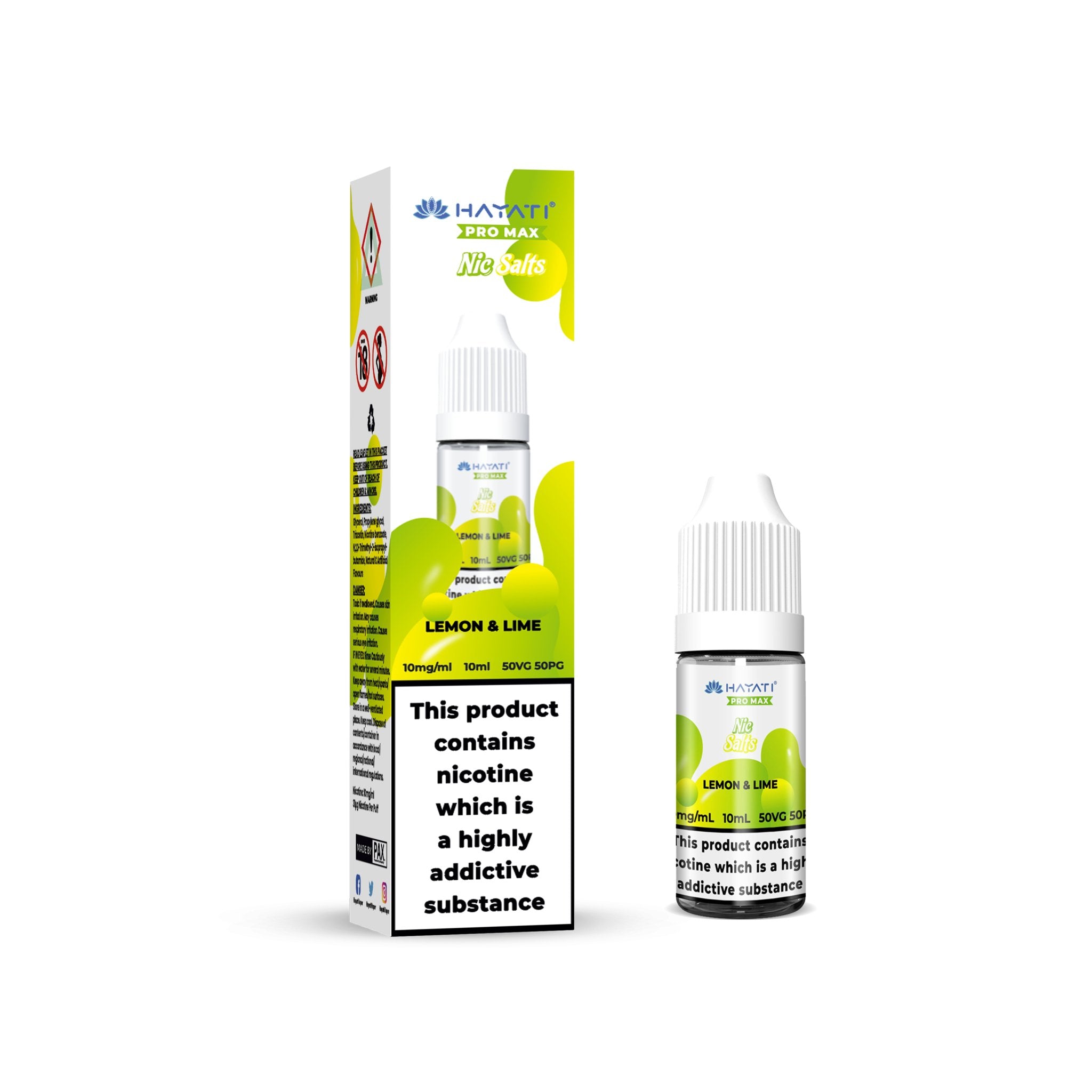 Hayati Pro Max Vape Nic Salts 10ml - (Box of 10) - #Simbavapeswholesale# Hayati Pro Max Vape Nic Salts 10ml - (Box of 10) - #Simbavapeswholesale#
