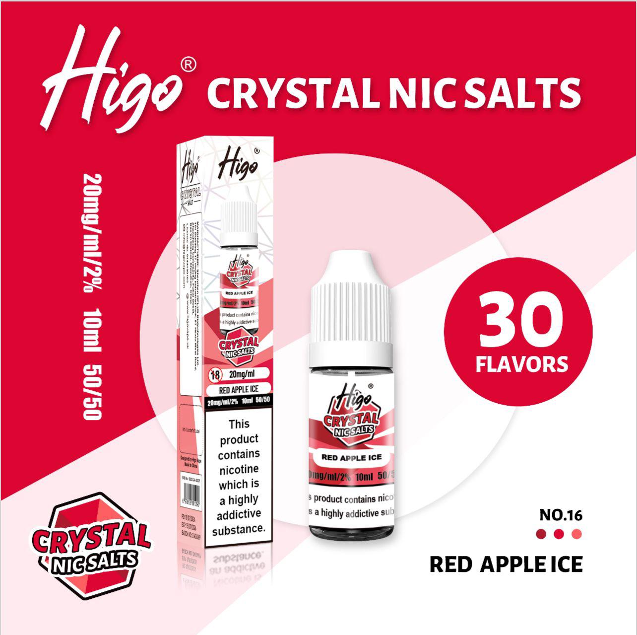 Higo Crystal Nic Salt 10ml E-Liquid Box of 10 - #Simbavapeswholesale# Higo Crystal Nic Salt 10ml E-Liquid Box of 10 - #Simbavapeswholesale#