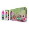 Zero Nicotine R and M Tornado 9000 Puffs Disposable Vape (Pack of 10) - #Simbavapeswholesale#
